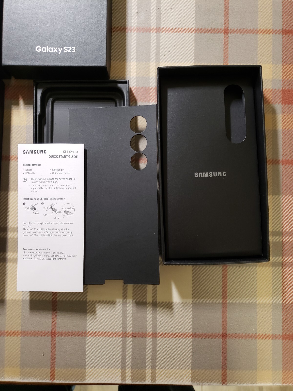 NEW s23 models Samsung galaxy empty boxes without any accessories only empty box