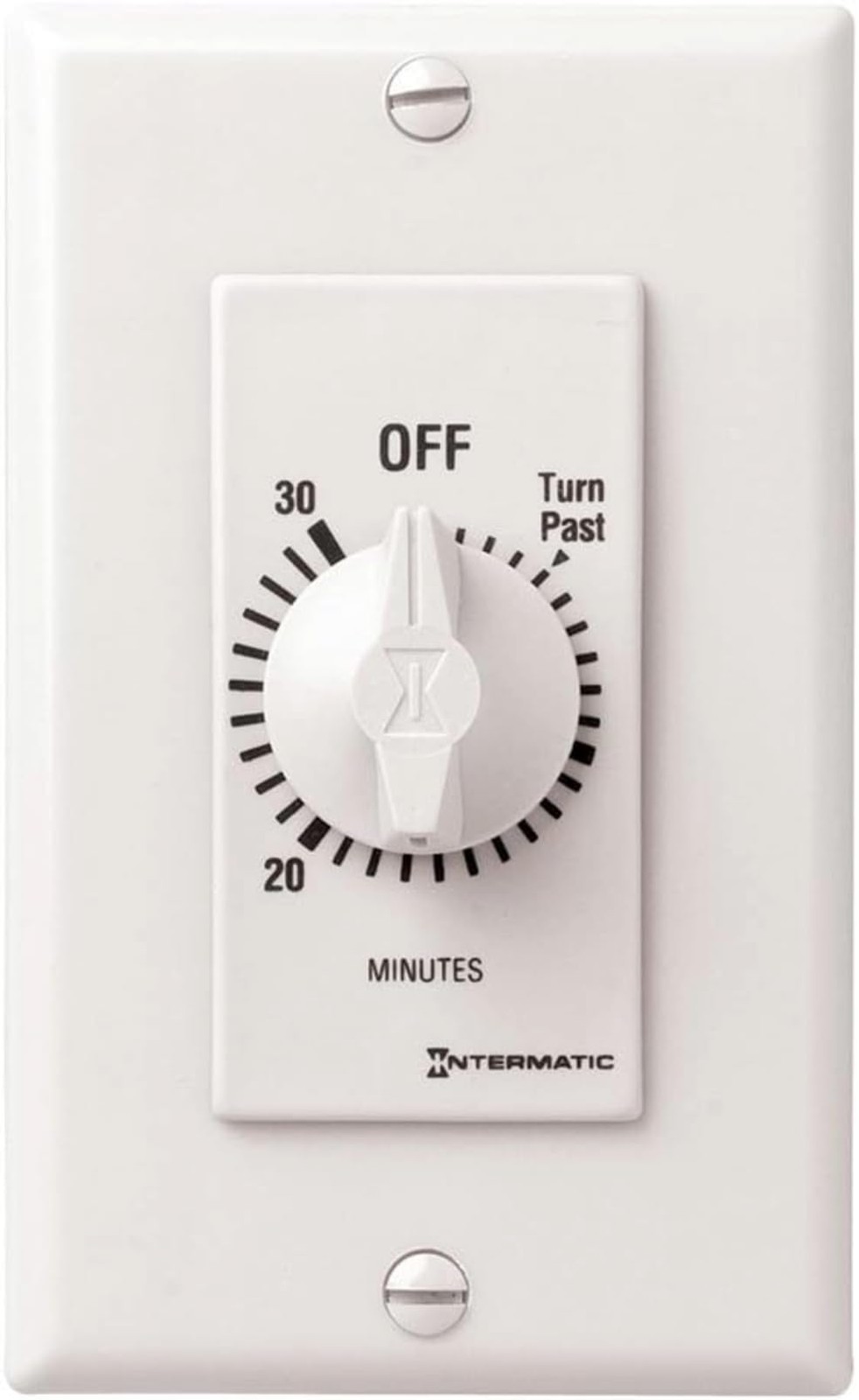 Intermatic SW30MWK 30-Minute Spring Wound Timer, White - 30 Minutes,