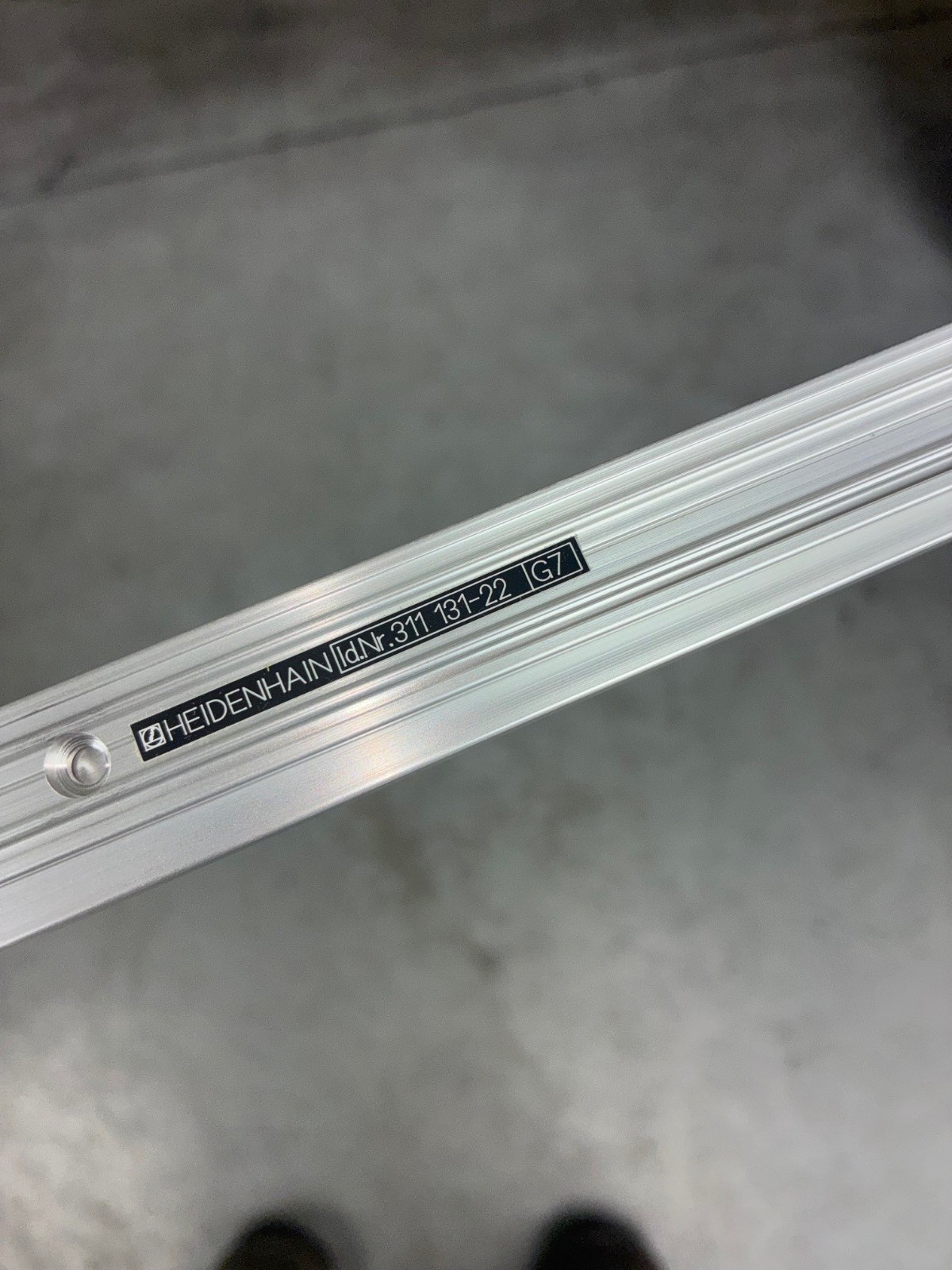 HEIDENHAIN 311 131-22 Scale Mount Spar Base Plate 1970mm NOS (Pair of 2 in Box)