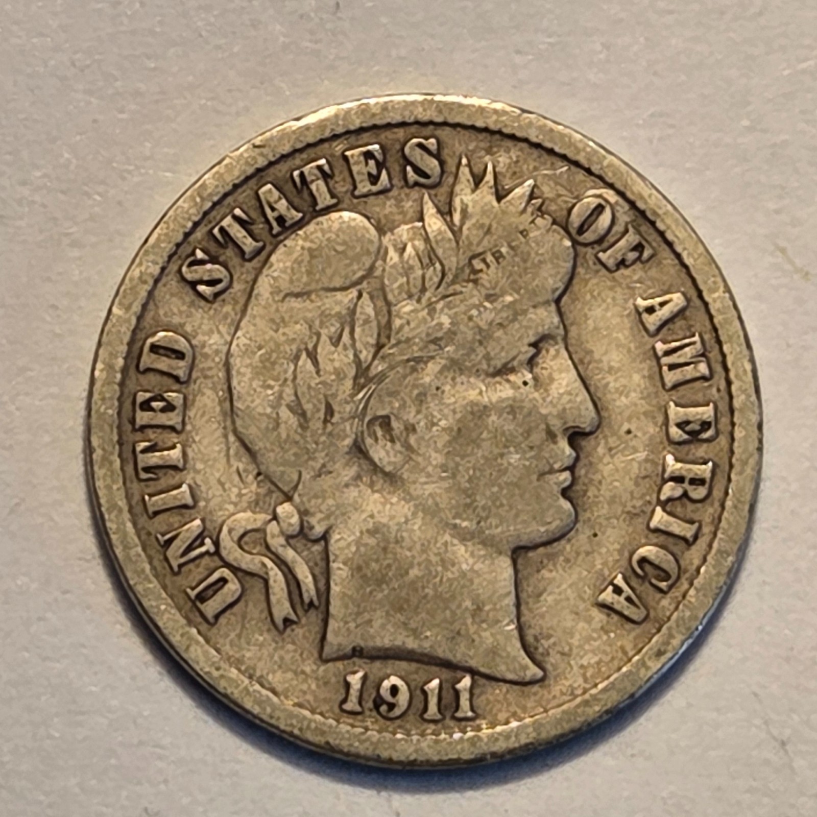 #4 Nicer Low Mintage 1911 D Barber Liberty Dime