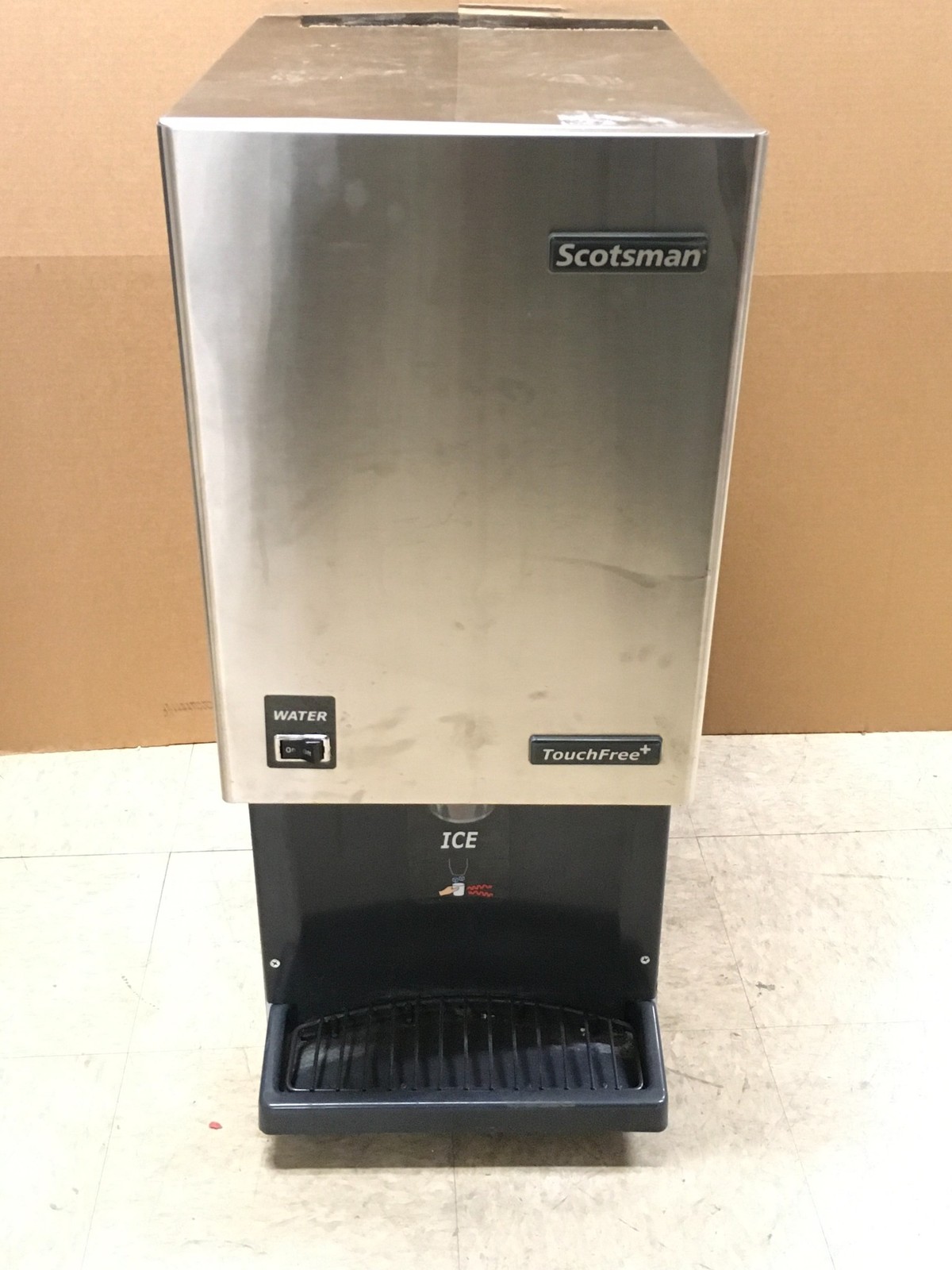 Scotsman MDT4F12A-1H TouchFree Ice & Water Dispenser PSi 124 Low 235 High, WORKS