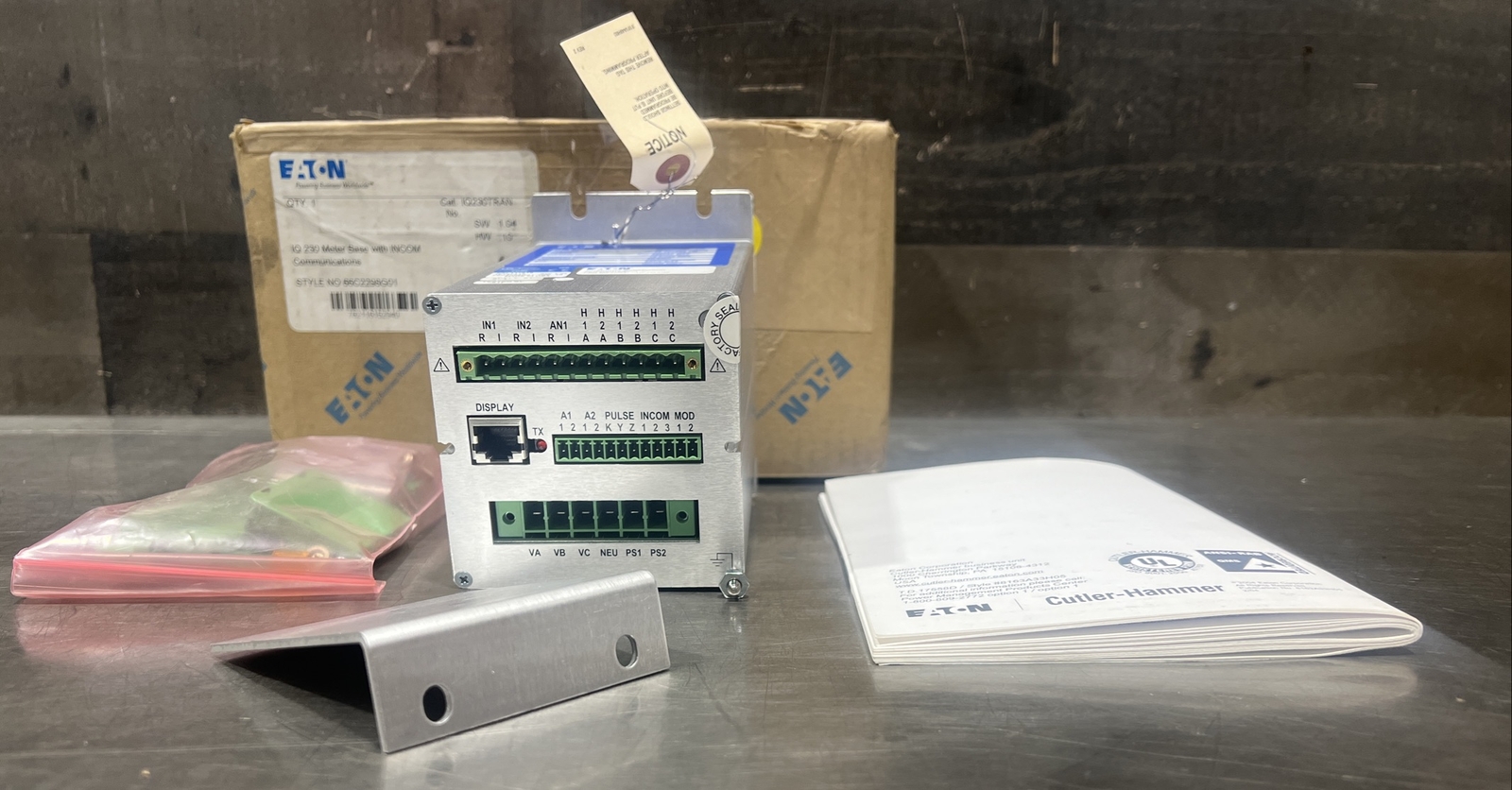 Eaton NSB IQ230TRAN Meter Base Nos Surplus. Base Only. No Panel As Seen