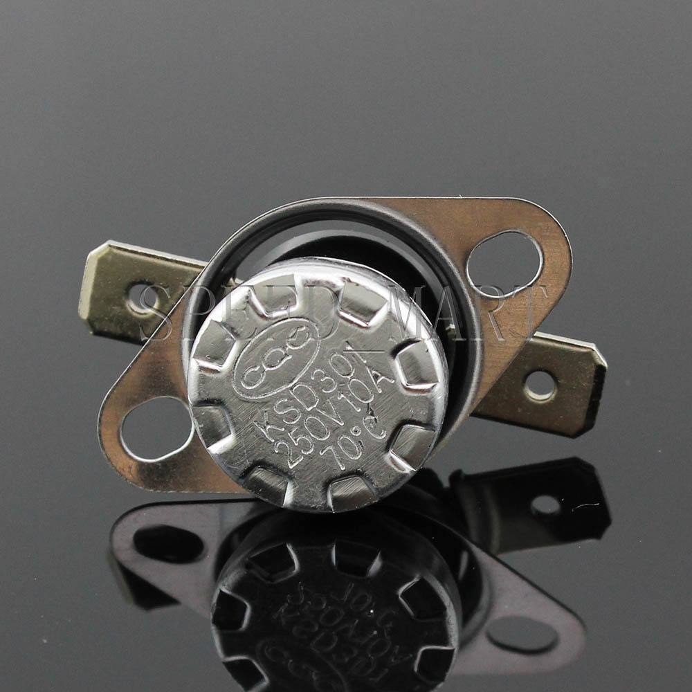 Temperature Switch Control Sensor Thermal Thermostat 70°C N.O. KSD301