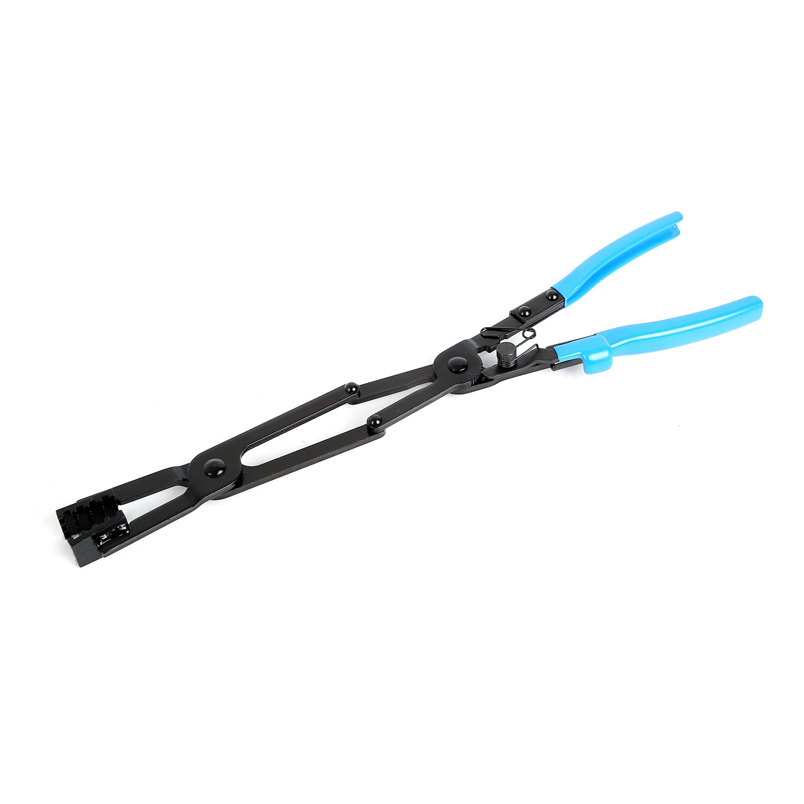 Universal Straight Long Hose Clamp Pliers, 17in. Long Reach Steel Double Jointed
