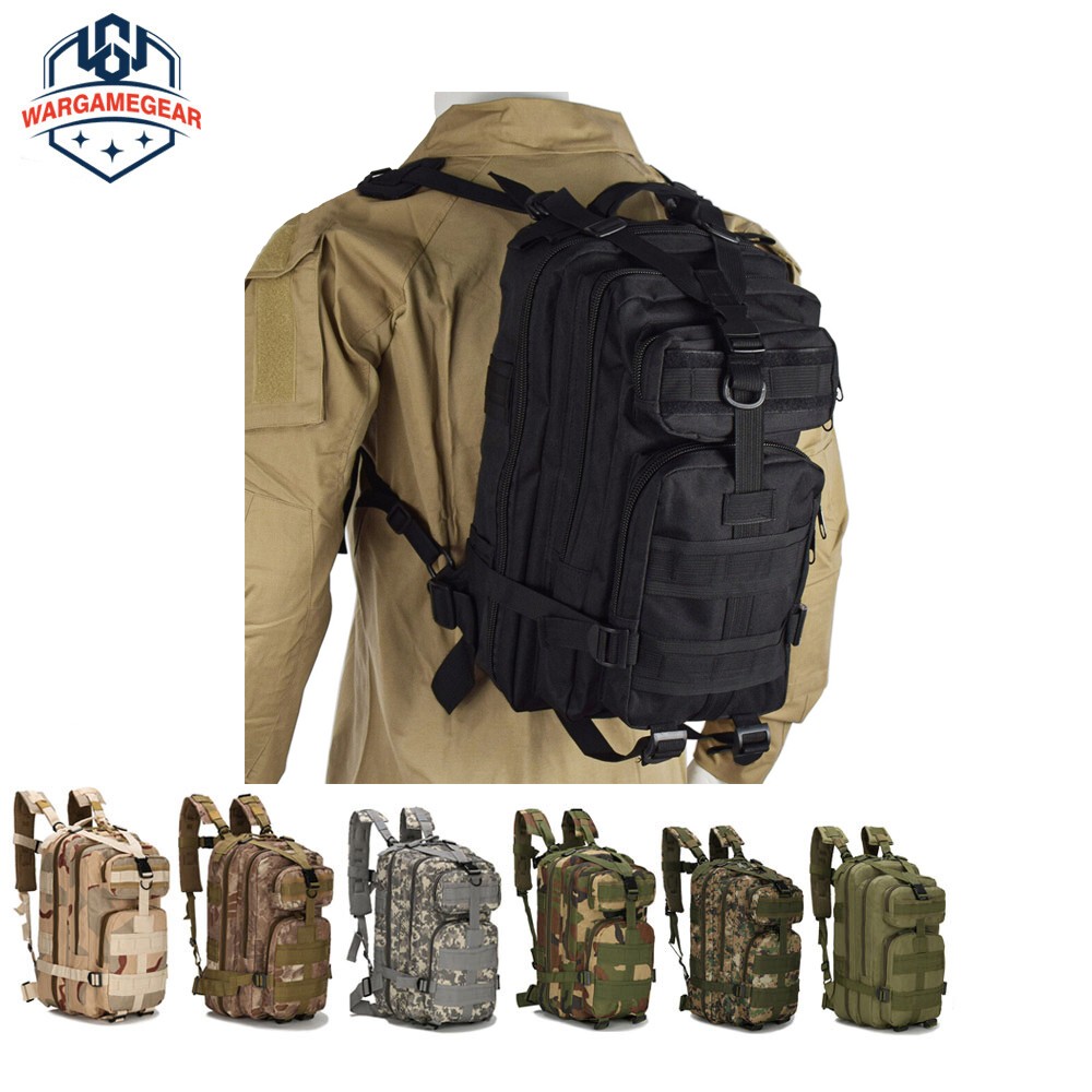 30L Outdoor Military Molle Tactical Rucksack Backpack Camping Hiking Sport Bag