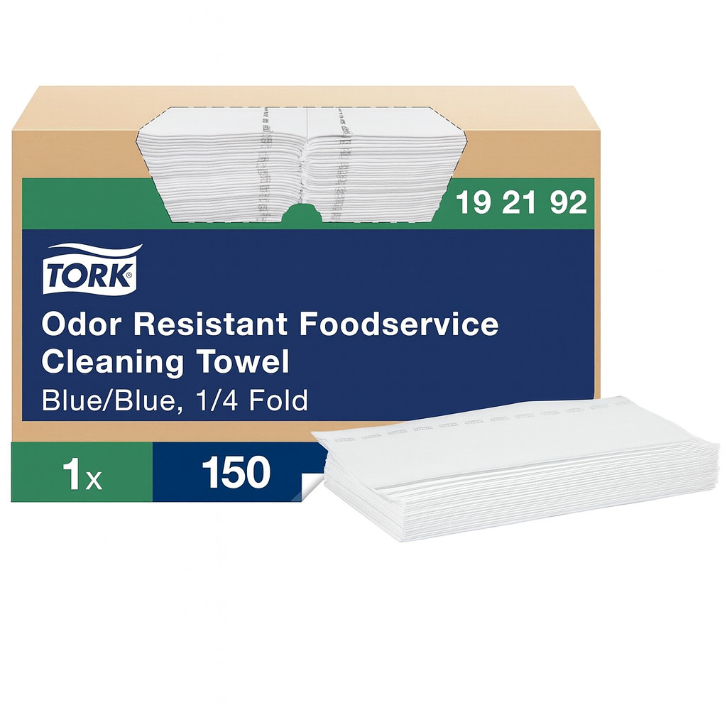 Tork 192192 13" x 24" Foodservice Cloth - White (150/Carton) New