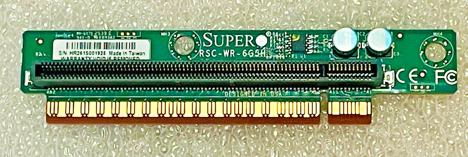 Supermicro RSC-WR-6G5H 1U RHS WIO Riser card with one PCIe 5.0 X16 slot,HF