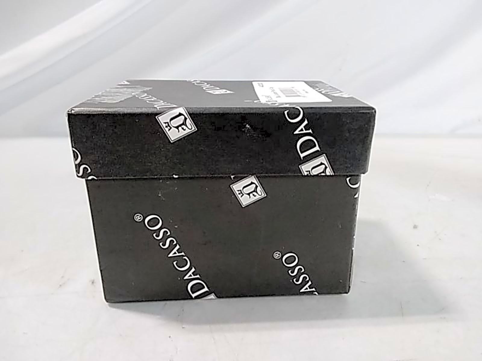 Dacasso A1010 Black Leather Square Pencil Cup