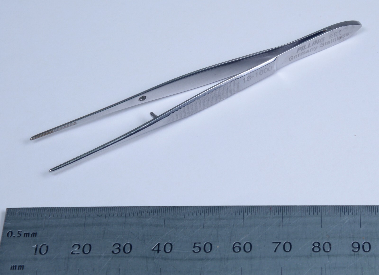 Pilling #18-1600 Iris Forceps 4" Stainless Steel Surgical