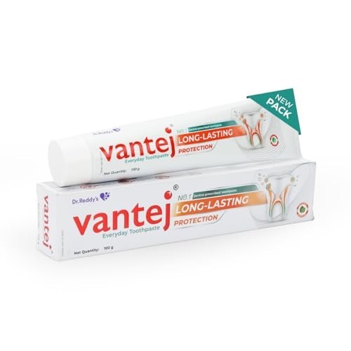 Vantej Sensitivity Protection Toothpaste 100g Dentist Recommended 3Pcs with 2027
