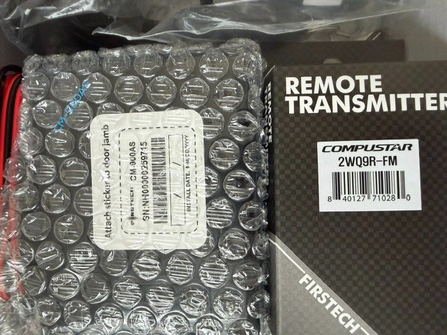 COMPUSTAR 2-Way Confirmation 8920AS 2-Way LCD Remote Start & Security System