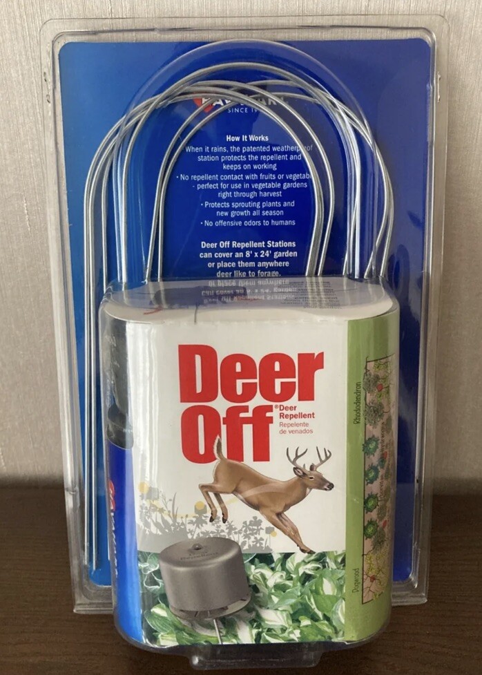 Havahart Deer Off Waterproof Pack of 6 Stations and Stakes New Sealed