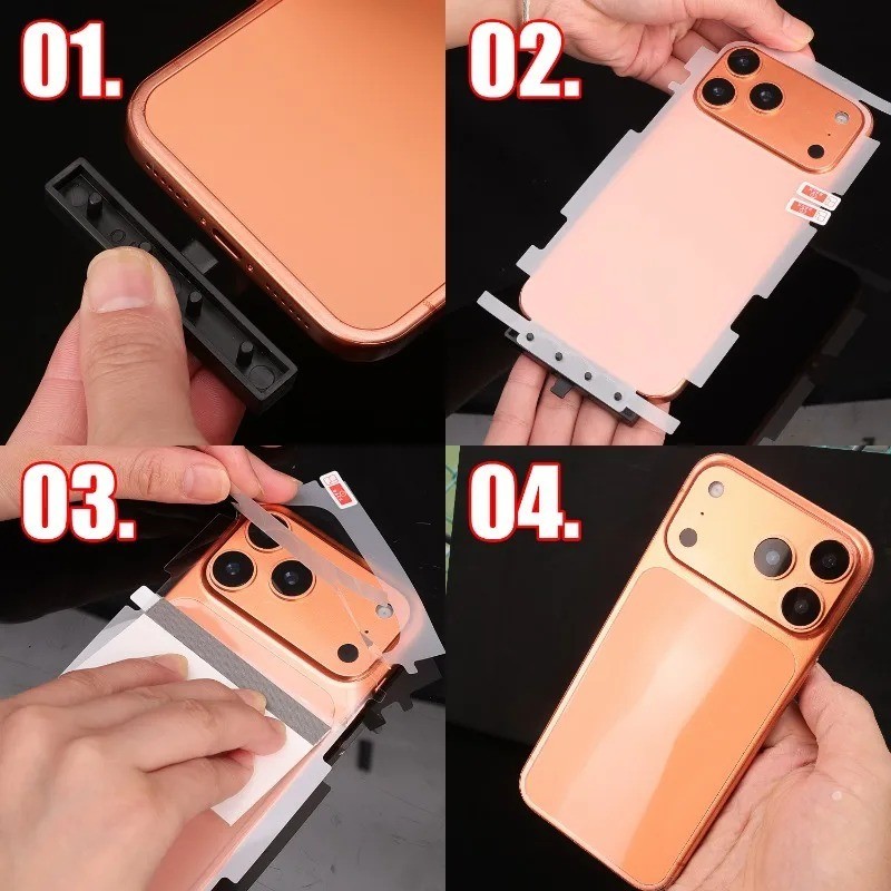 HD Hydrogel Back Screen Protector Film for iPhone 17 Pro Max Full Cover