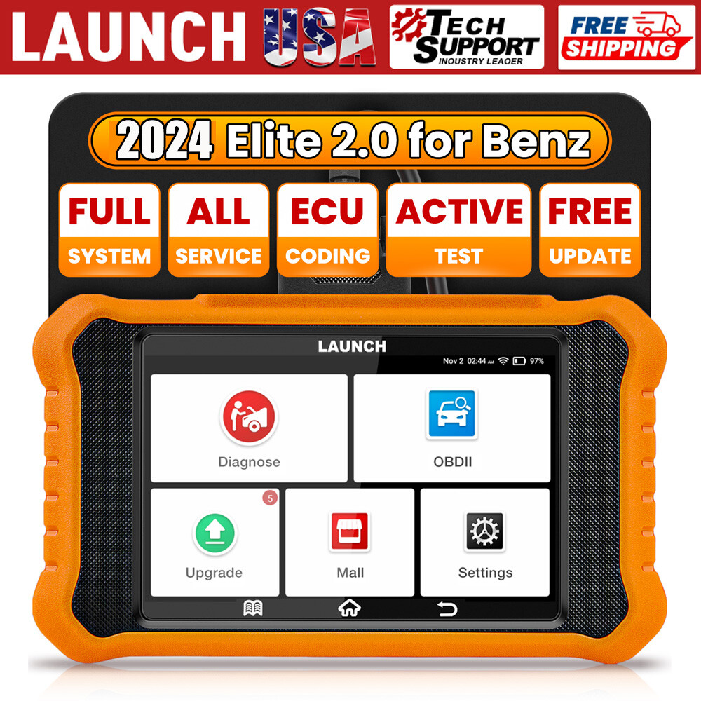 LAUNCH Creader Elite 2.0 for Mercedes-Benz Bidirectional Diagnostic Tool Scanner
