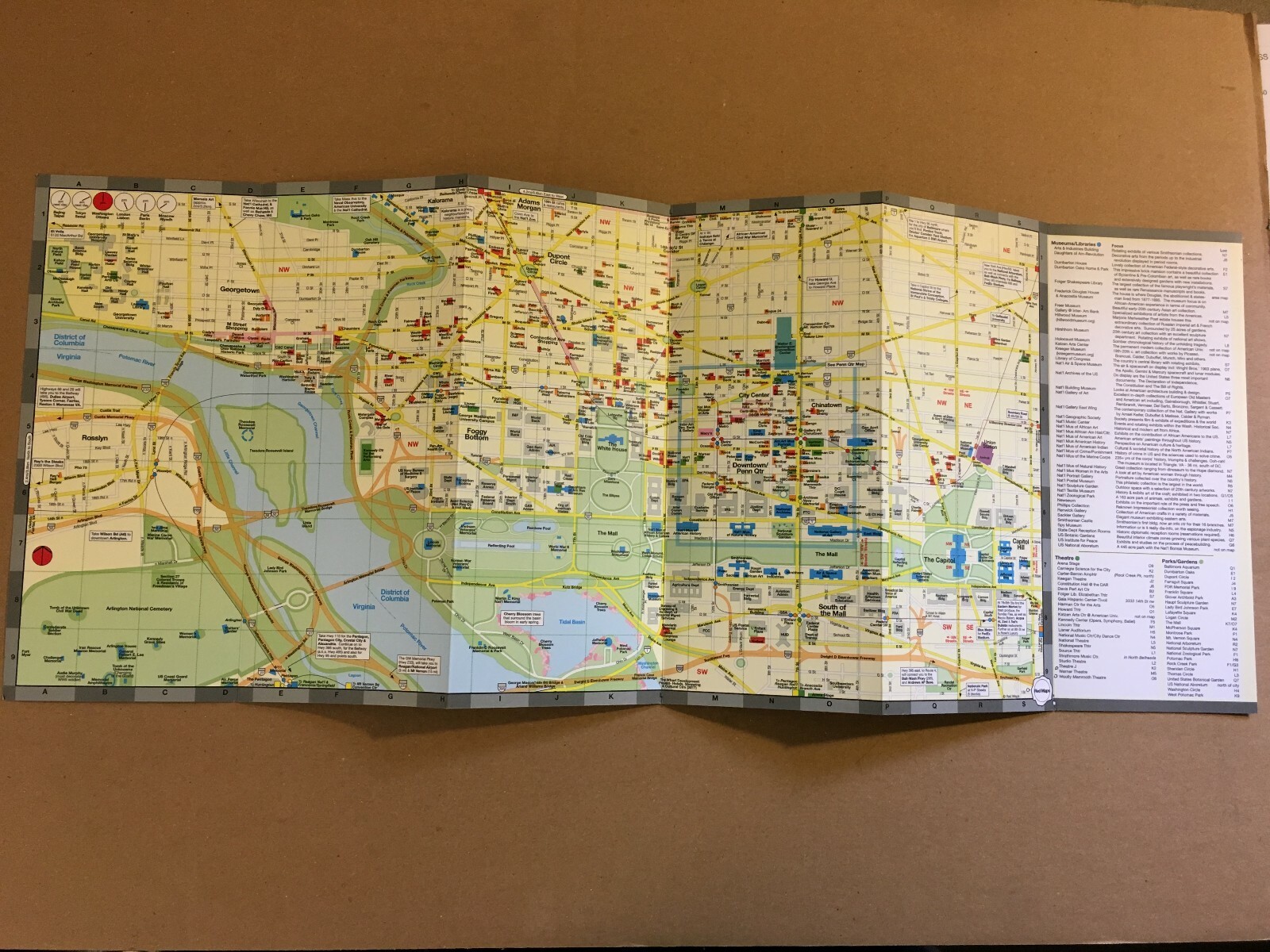 Street Map of Washington, D.C., DC, USA, by Red Maps
