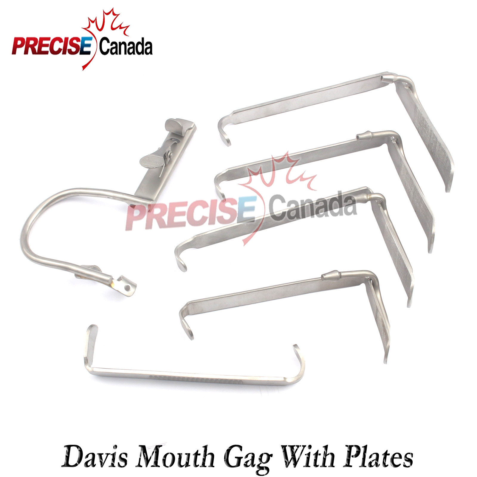 Dental Surgical Gag Instruments Davis Boyle Mouth Gag With Tongue Plates
