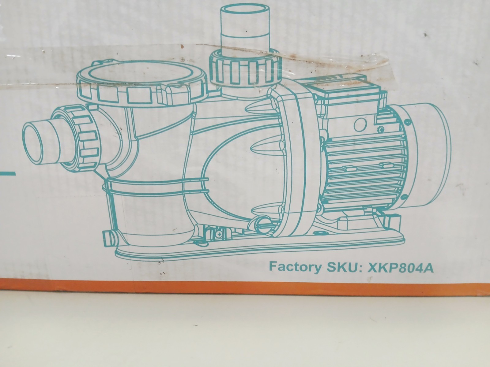 Vidapool In/Above Ground Pool Pump, Self Priming High Flow Single Speed, 1HP-OB