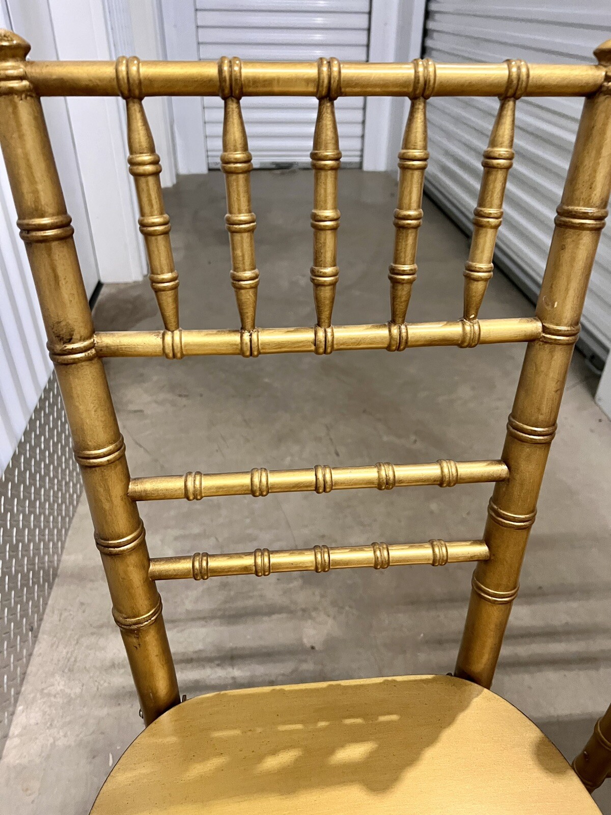 Set Of 2 Hillsdale Furniture LLC Ballroom Furniture Foldable Gold Color Chairs