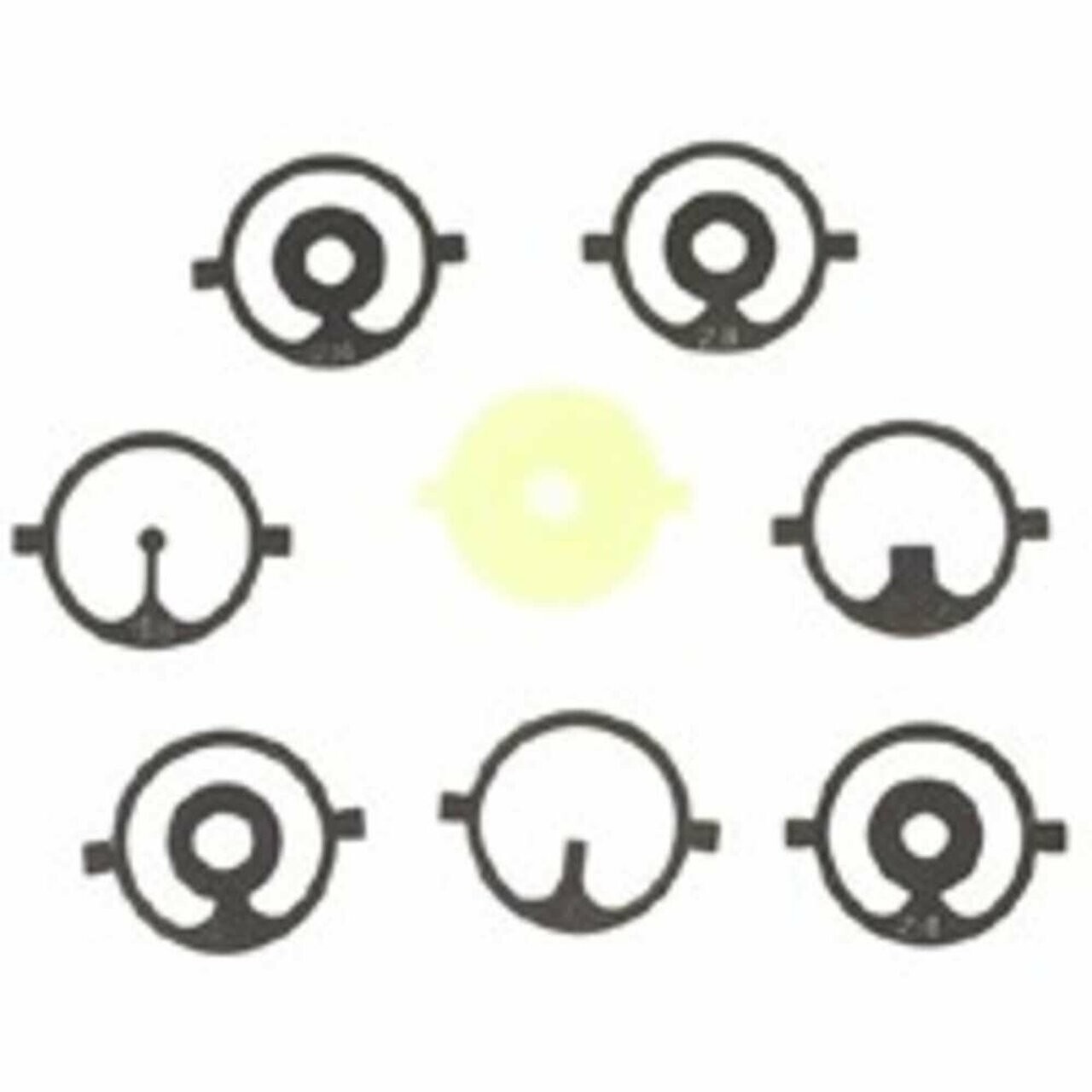 Lyman Sight Series 17A 8-Piece Insert Set - 3171086