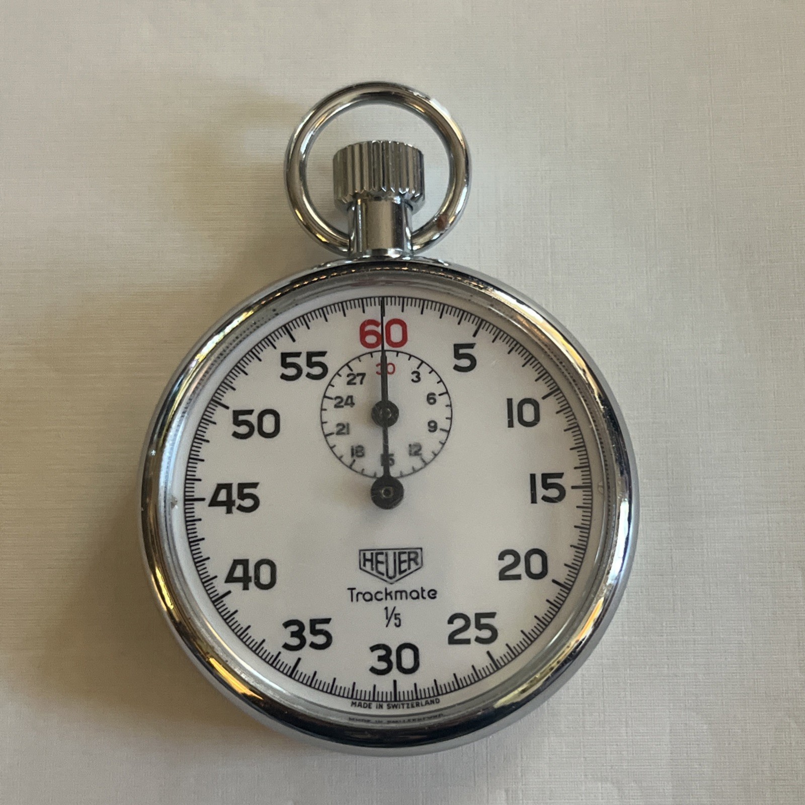Tag Heuer Trackmate Vintage 1/5 Scale Stopwatch Swiss Made