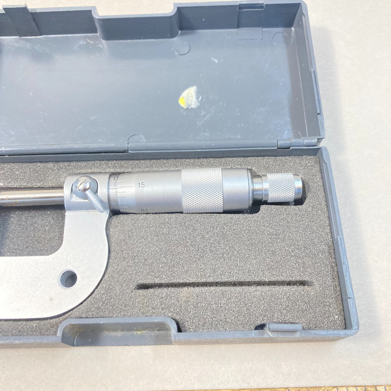 Micrometer Outside 0-1" Thimble Lock Ratchet Stop #9618 w/ Case