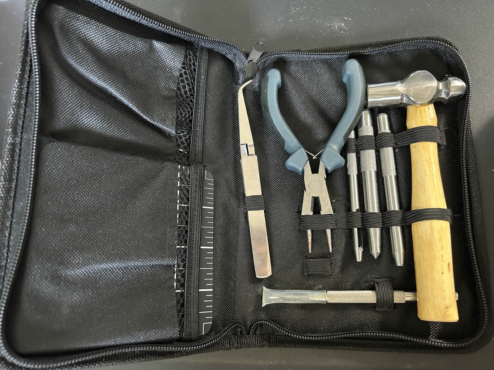 Stampin’ Up Craft Tool Kit w/ Case Hammer Pliers Punches Awl Jewelry Paper DIY