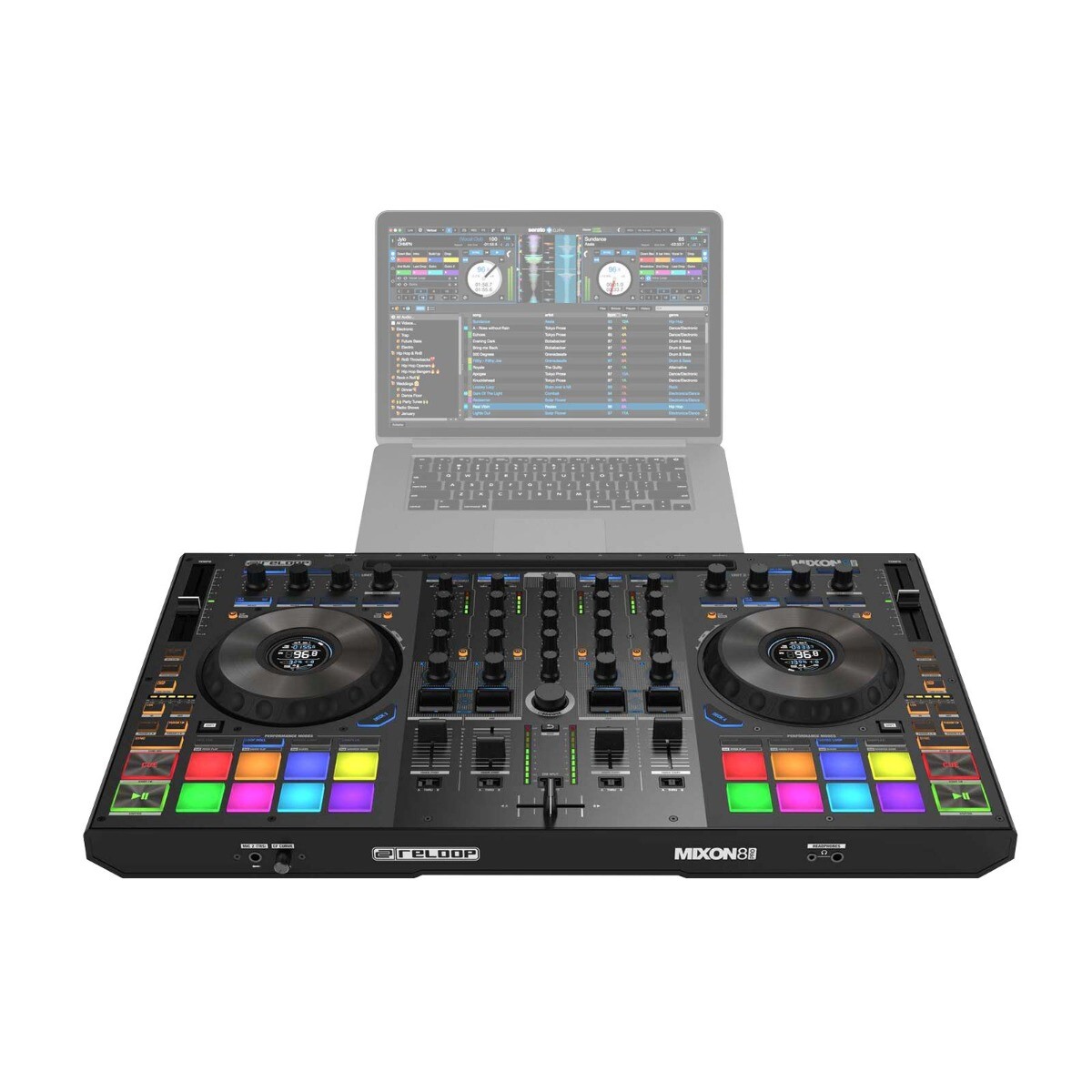 Reloop MIXON-8-PRO Serato & Djay 4-Channel Hybrid DJ Controller