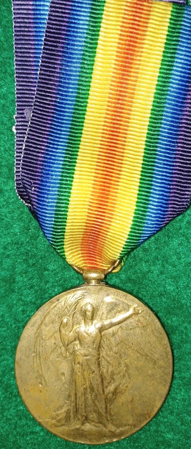 Medal, WW1 Victory Medal to Henry Taylor, King's Liverpool Regiment / RAMC