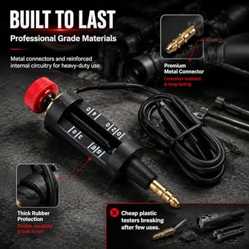 Car Spark Plug Tester, Plug-in Inline Engine Ignition Tester, Adjustable