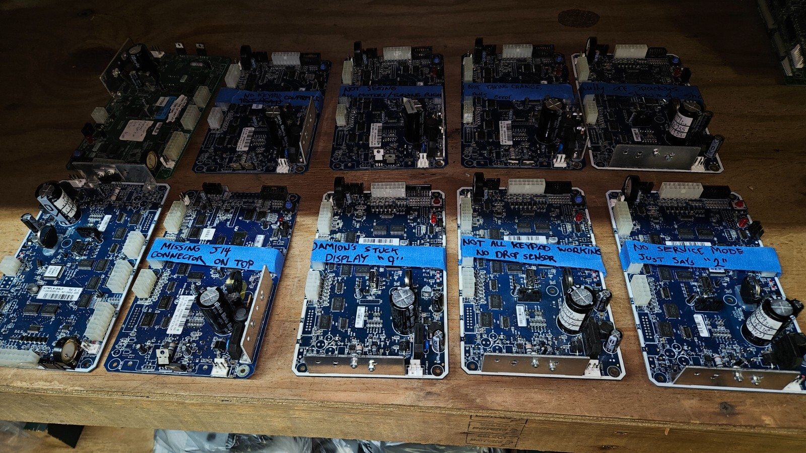 NEEDS REPAIR - USI Wittern FSI Vendnet GVC-1 GVC1 Control Boards NEED REPAIR