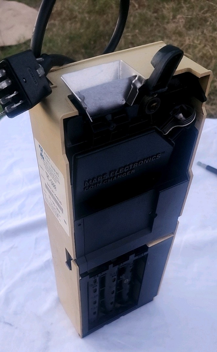 Vintage Coin Mechanism for a Vending Machine Mars TRC 6000 Clean Untested