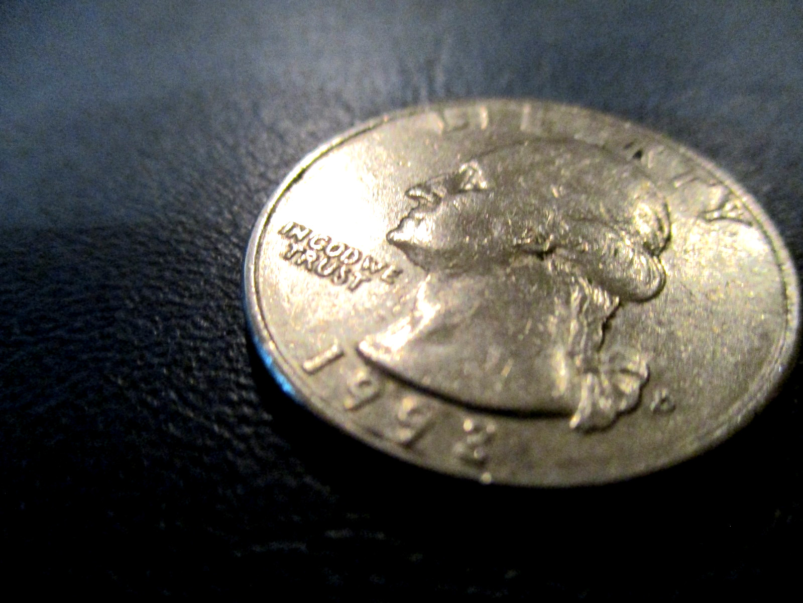 1993 D Washington Quarter,'IN COD WE TRUST' Error "die more then once" mint mark