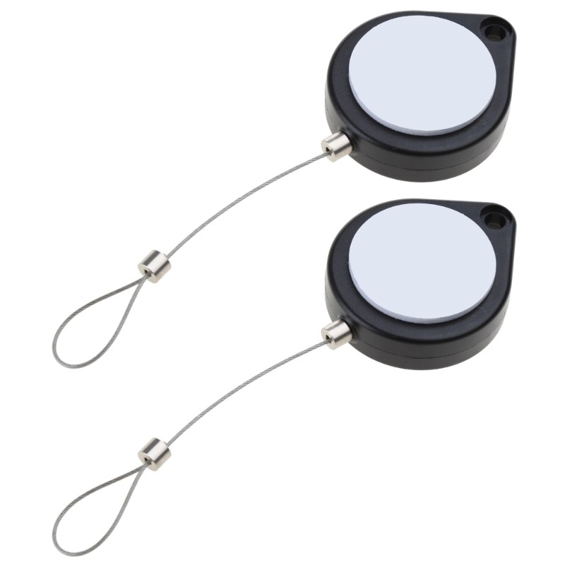 2x Multifunctional Automatic Door-Closer Retractable-Cable Pull Box Anti-theft