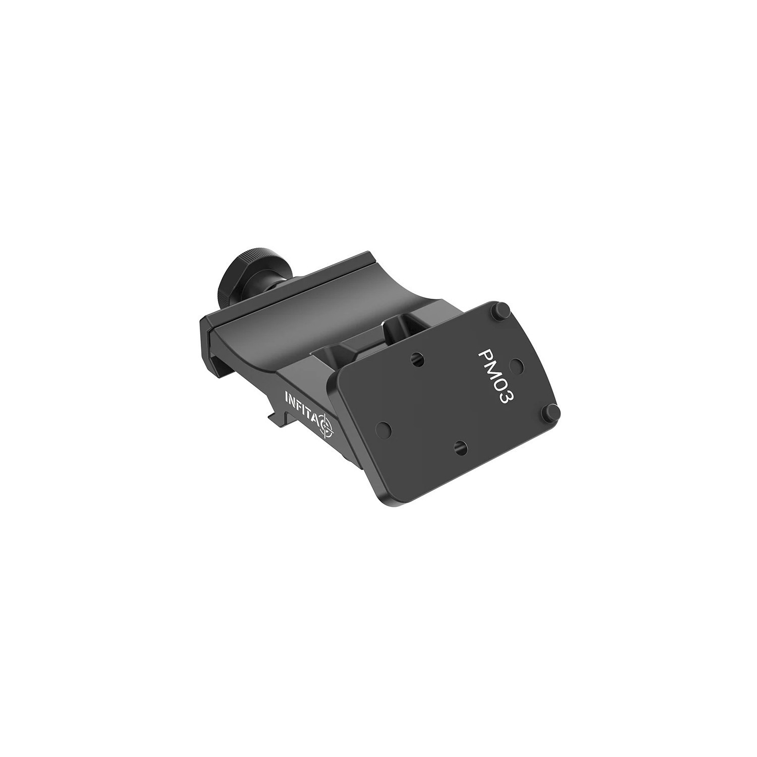 InfiTac 45 Degree Offset Picatinny Rail Mount w/RMR Interface, Black #PM03