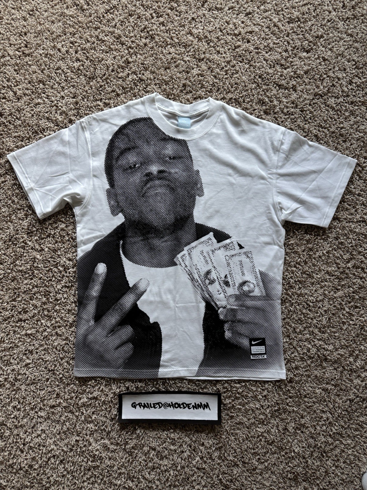 IN HAND Nike x Nocta x KD Easy Money Sniper Tee White (Size Medium)