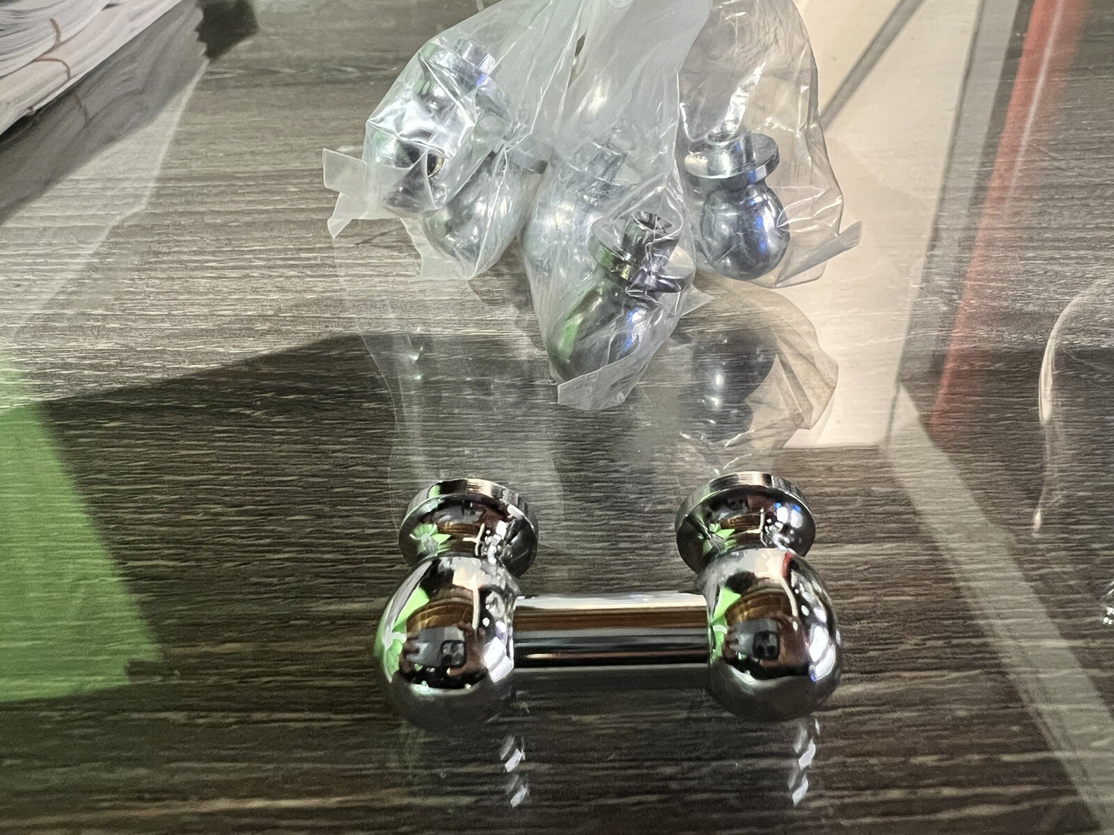 4 pc 1" Single Ended Tube Luge | Chrome | FREE SHIPPING