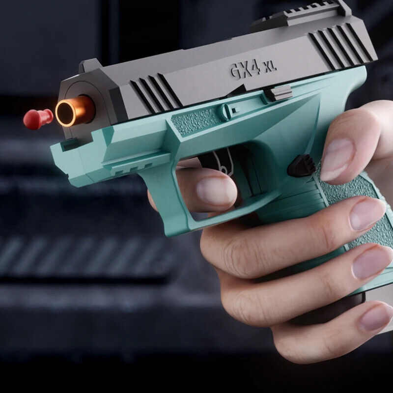 Gx4 Pocket Toy Continuous Shell Throwing Education Gun Model Soft Bullet Pistol