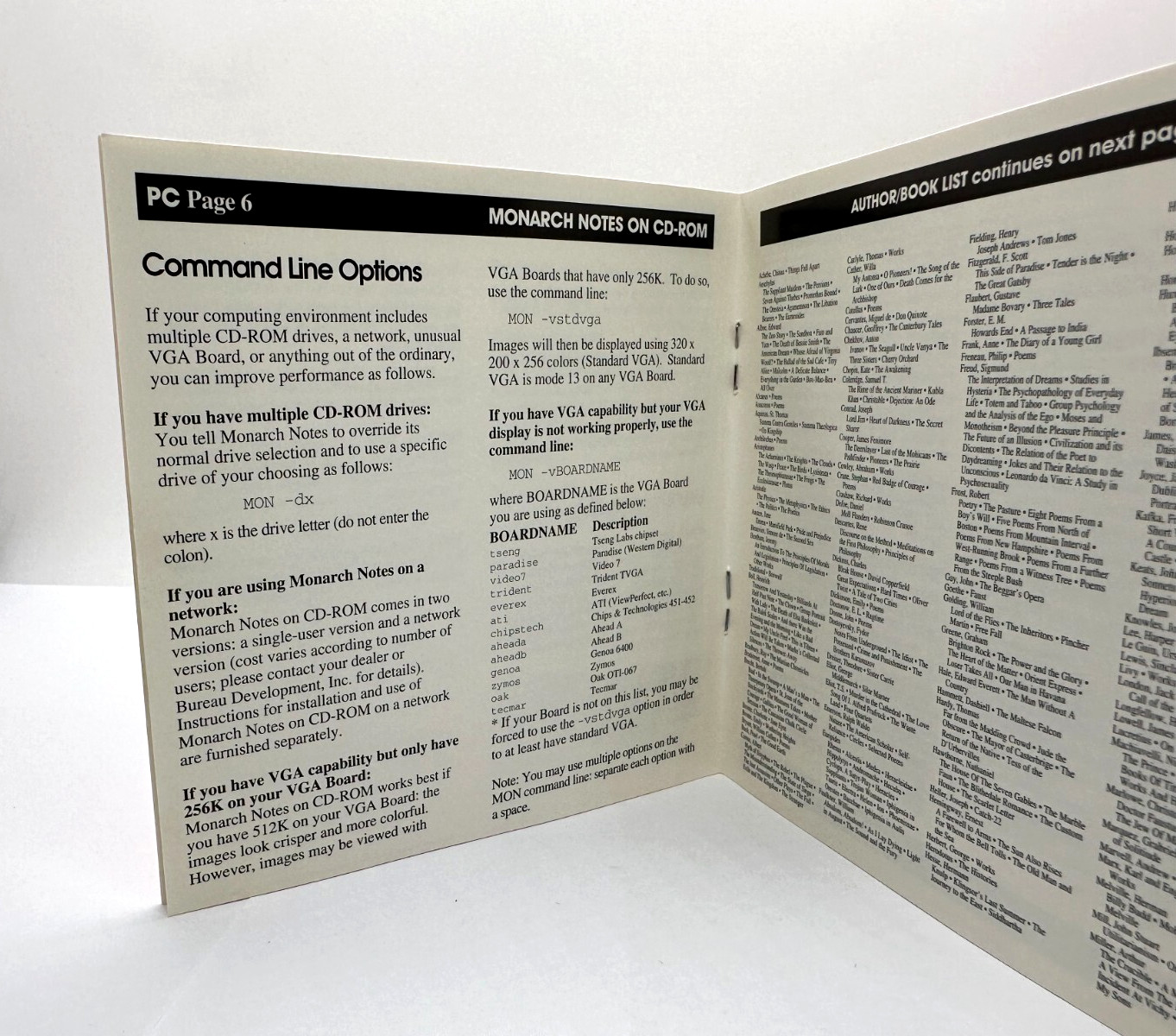 Monarch Notes on CD-Rom PC & MAC Computer Software Program - 1991