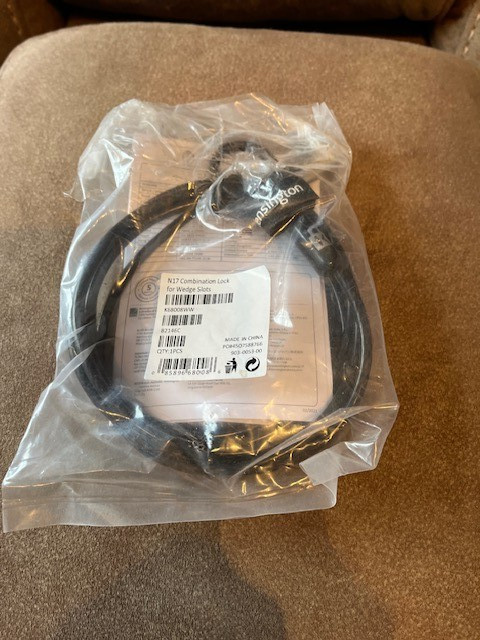 KENSINGTON N17 COMBINATION LOCK for securing a Laptop NEW