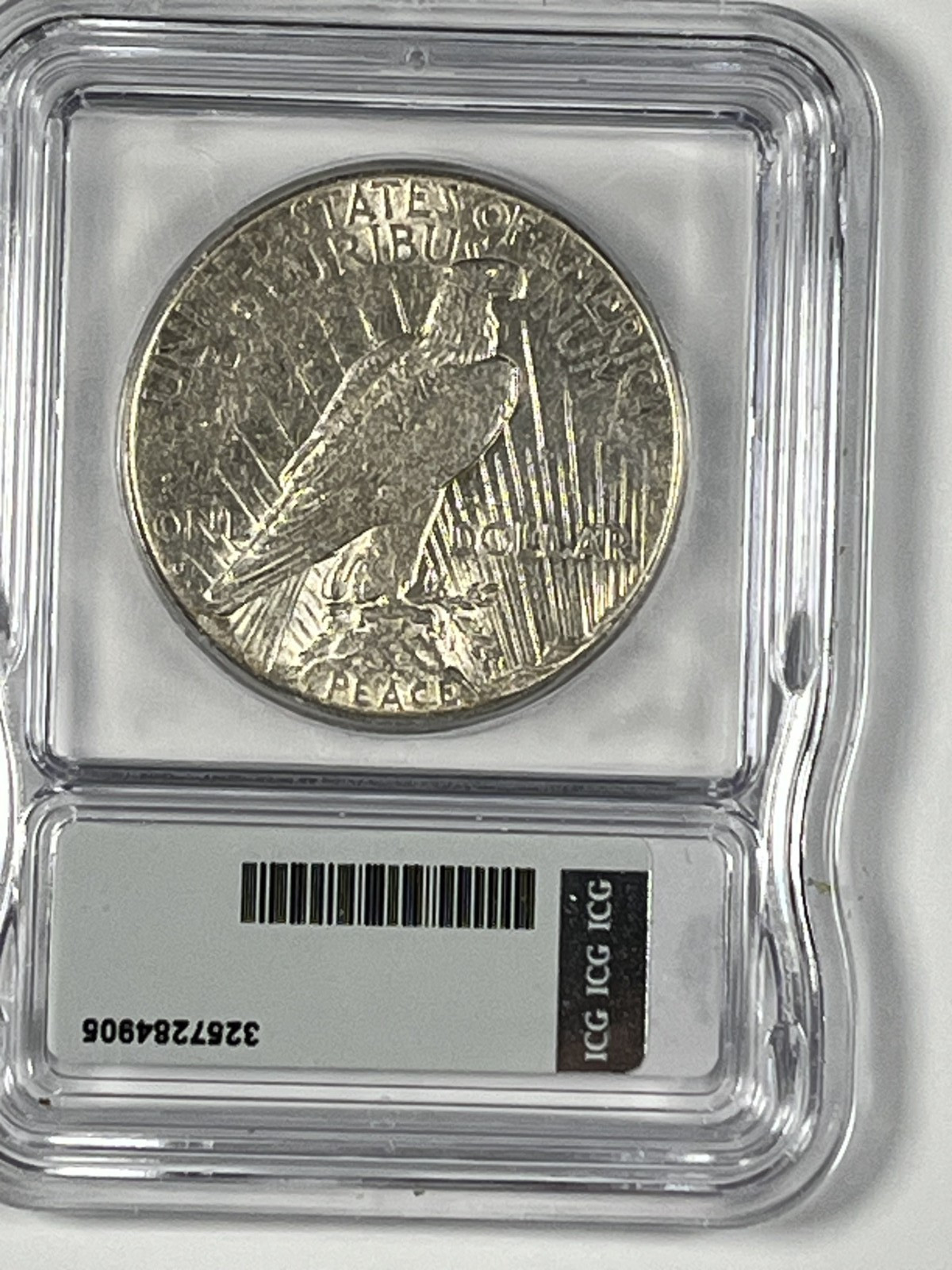 1927-S Peace Dollar : ICG EF40
