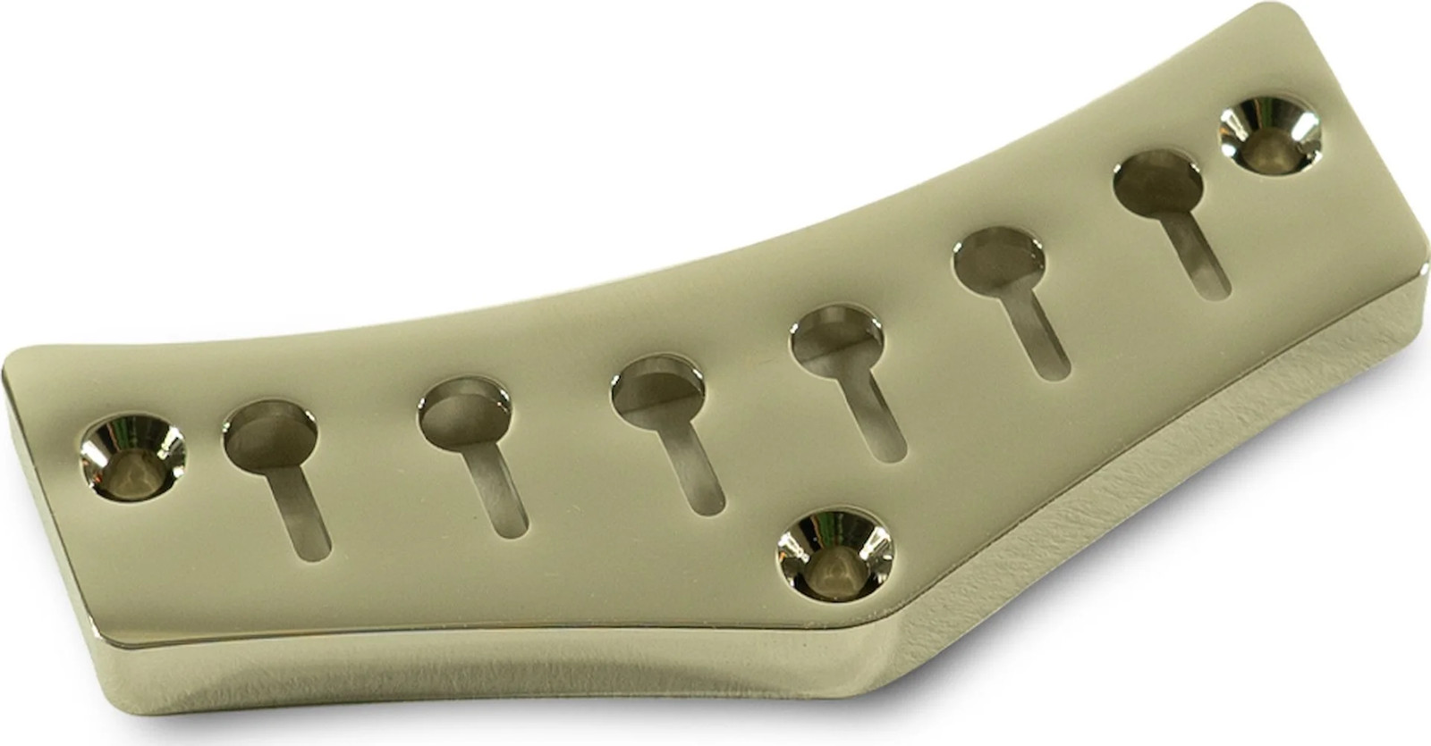 Kluson JG Custom Top Mount Tailpiece Short Brass Nickel