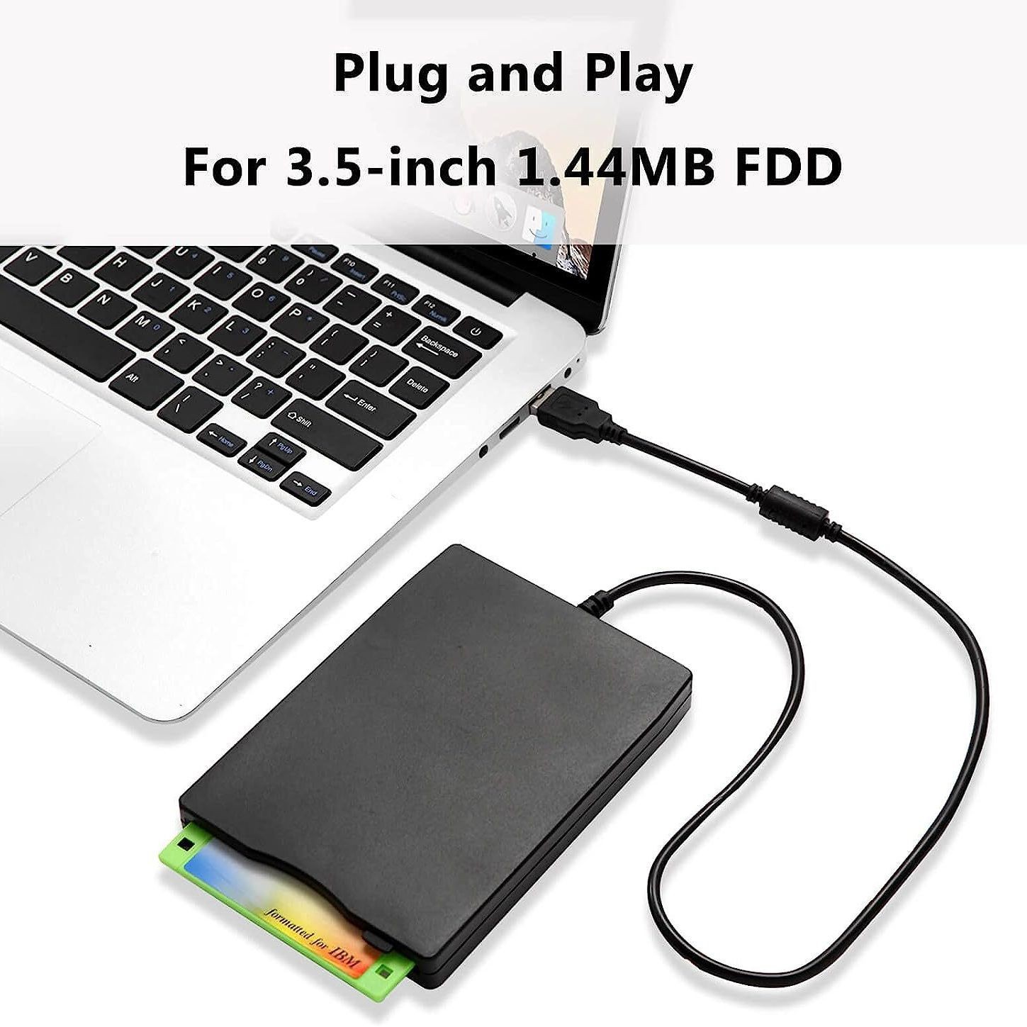 USB 2.0 External Floppy Disk Drive 3.5" 1.44MB For Laptop Windows PC Mac zz