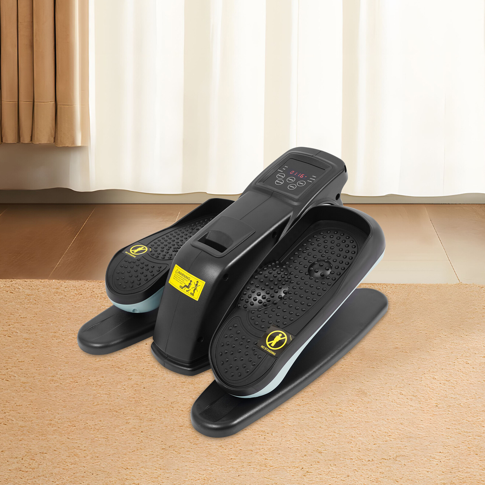 Exercise Pedal Exerciser Portable Foot Pedal Machine Floor Stand+Remote Control
