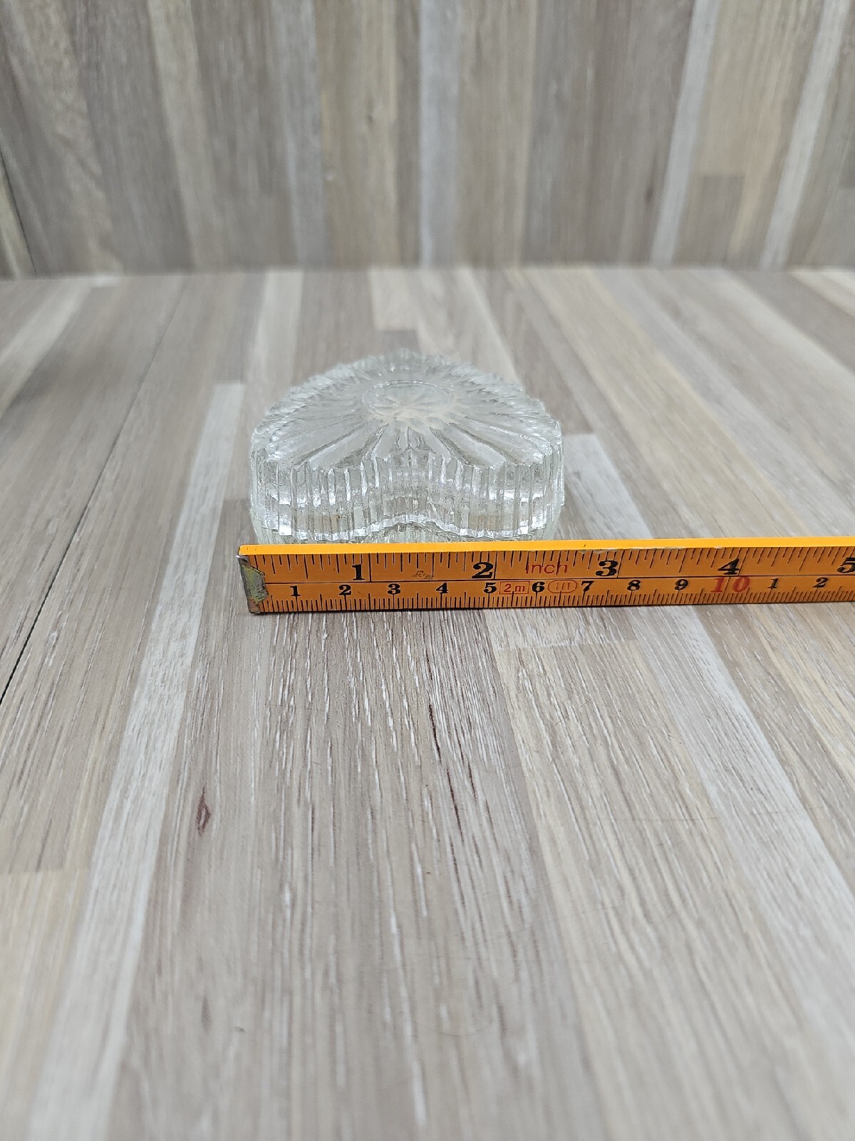 Alco Crystal Heart Box ~ 2½ Inch