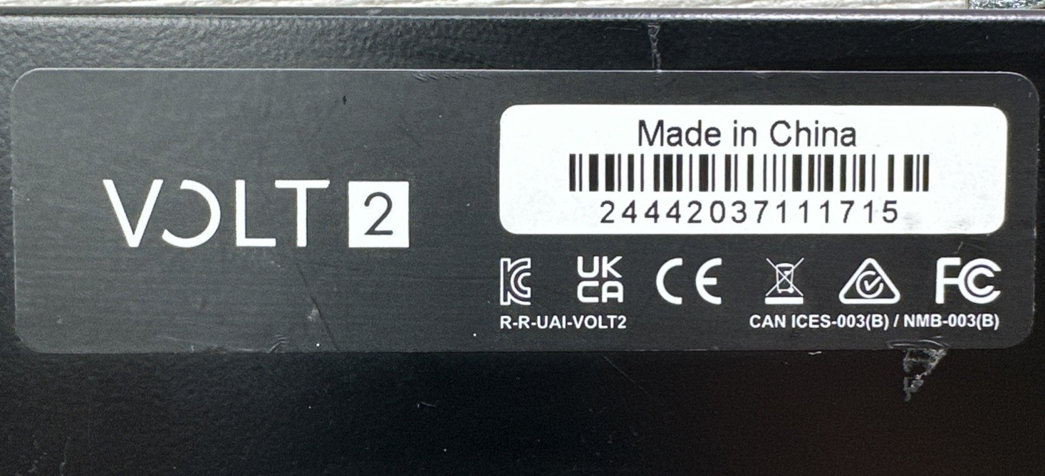 Universal Audio Volt 2 Bus-Powered USB Audio Interface