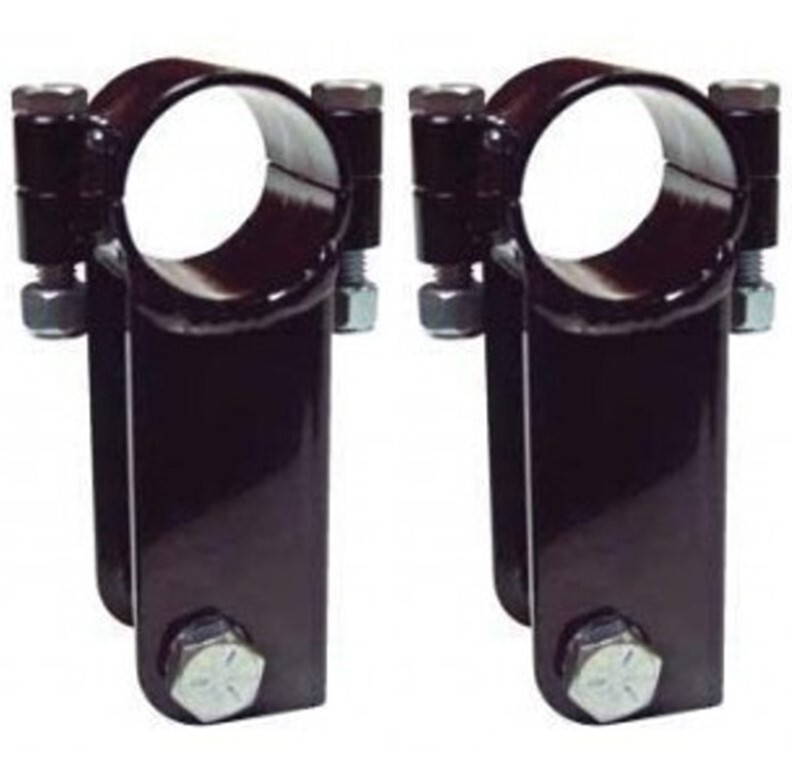 Bolt On Shock Mount Clamps to 1-1/2 Tubing Edge to center Clamp on Pair 3"