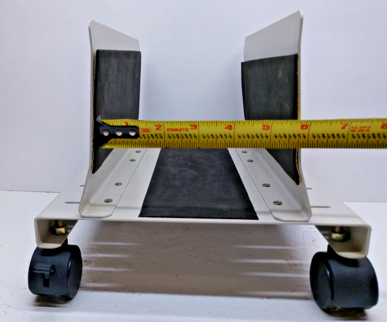 Mobile CPU Stand - Adjustable with Wheels - Metal