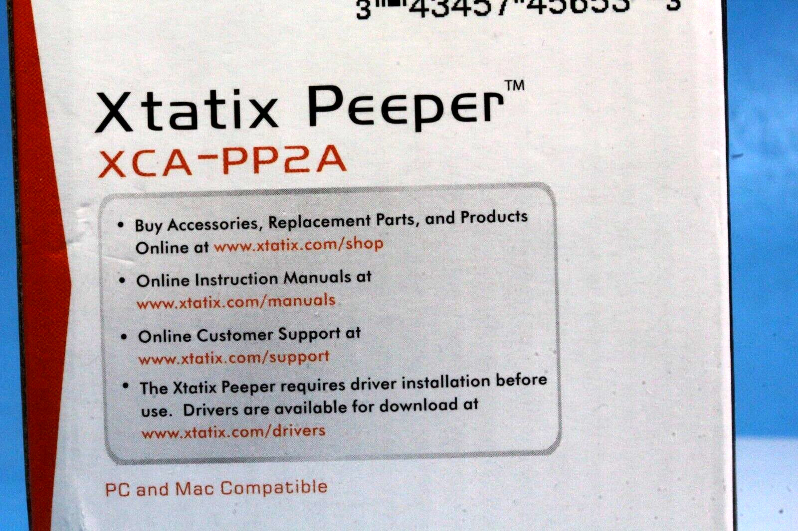 Xtatix XCA-PP2 1.3 MP Effective Pixels USB 2.0 Peeper Webcam.