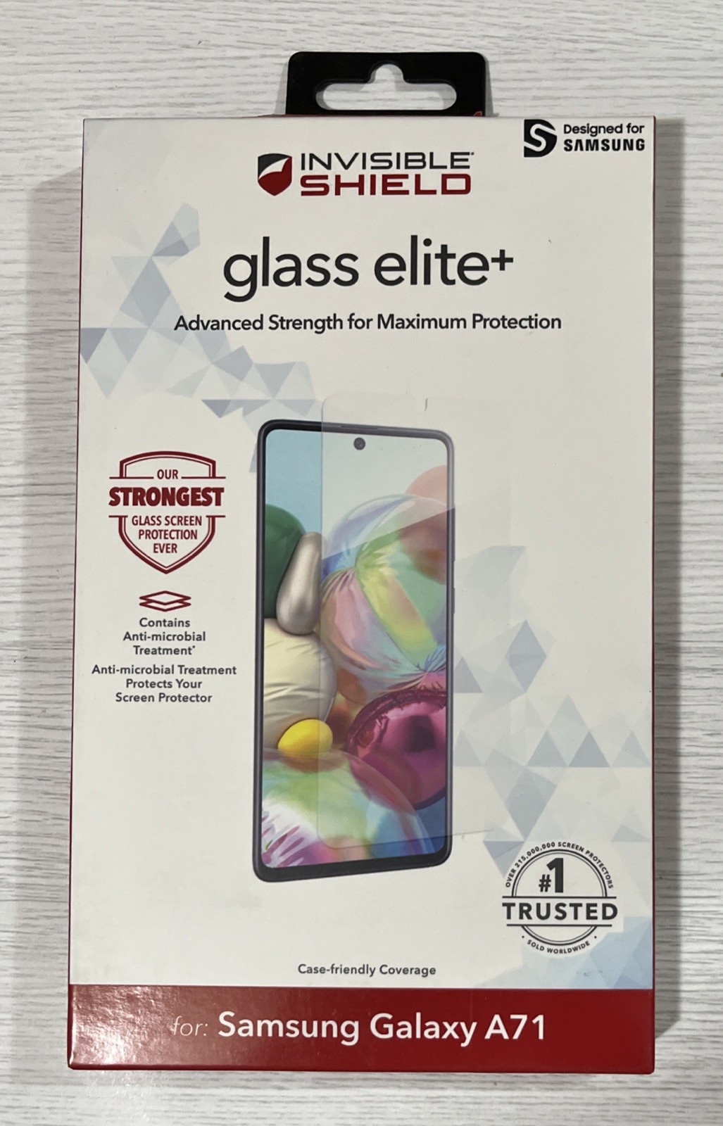 ZAGG InvisibleShield Glass Elite+ Screen Protector for Samsung Galaxy A71