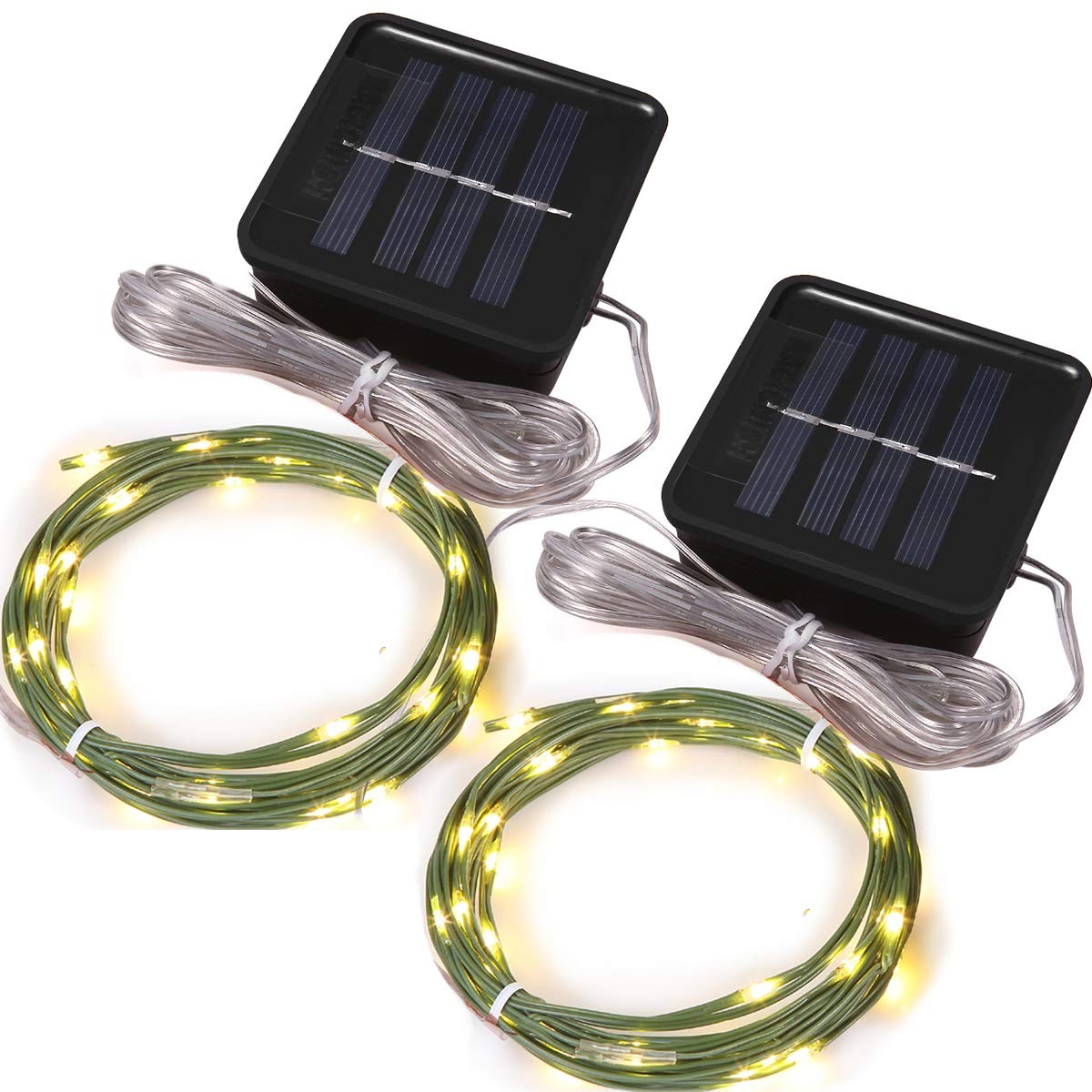 Short Mini Garden Lights Solar Powered Waterproof Fairy Lights Outdoor Garden...